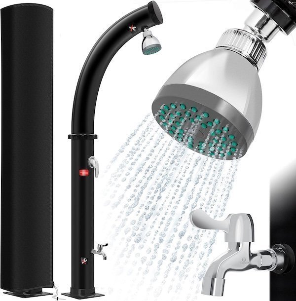 KESSER 20L ducha solar de jardín para espacios pequeños